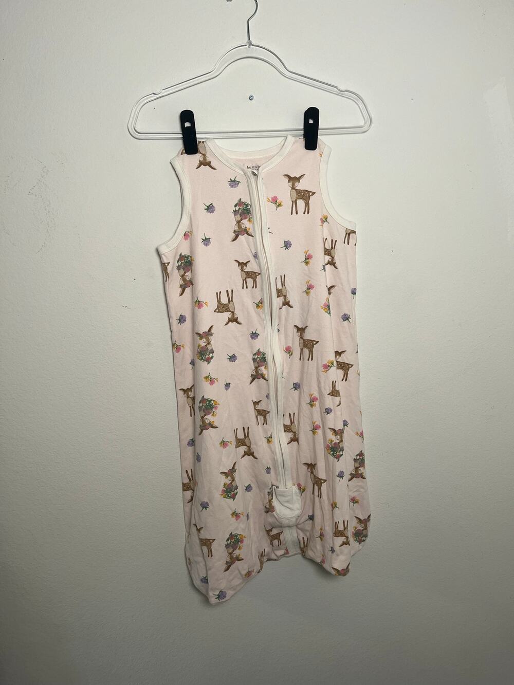 Burt's Bees Baby Beekeeper Sleep Sack Deer Floral XL 18-24M Organic